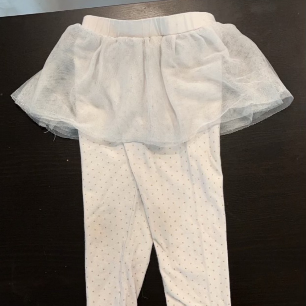 esho little girls footless leggings with ruffle tulle tutu skirts